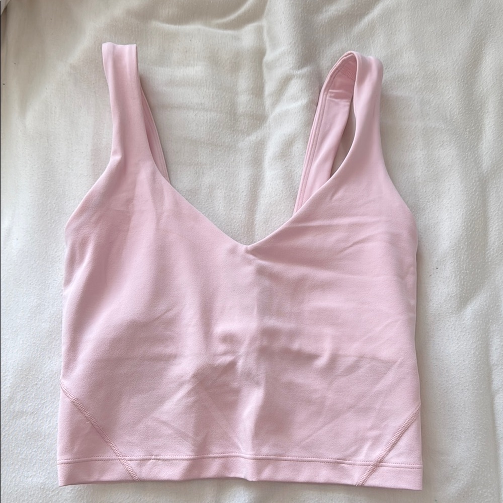 lululemon pink align top size 0